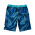 South Beach Boardies Kids Long Board Shorts in Koi print made from recycled plastic bottles, back view