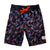 South Beach Boardies Kids Long Board Shorts in Rock Lobster print made from recycled plastic bottles, front