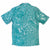South Beach Boardies Men's Cubano Shirt made from Eucalyptus Tencel in Sea Urchin print, back view