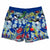 South Beach Boardies Men's Stretchy Trunks made by South Beach Boardies from recycled plastic bottles, Djiti Djiti Willy Wagtail front view 