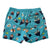 South Beach Boardies Men's Stretchy Trunks made from recycled plastic bottles, Sushi Sushi print, front view