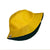 South Beach Boardies reversible bucket hat from recycled plastic bottles, solid print side, BIN CHICEKN REVERSE
