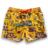 Men's Stretchy Trunks: Yellow Kombi