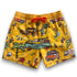 Kids Stretchy Trunks: Yellow Kombi
