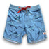 Men's Retro Piping Boardies: Manta Rays