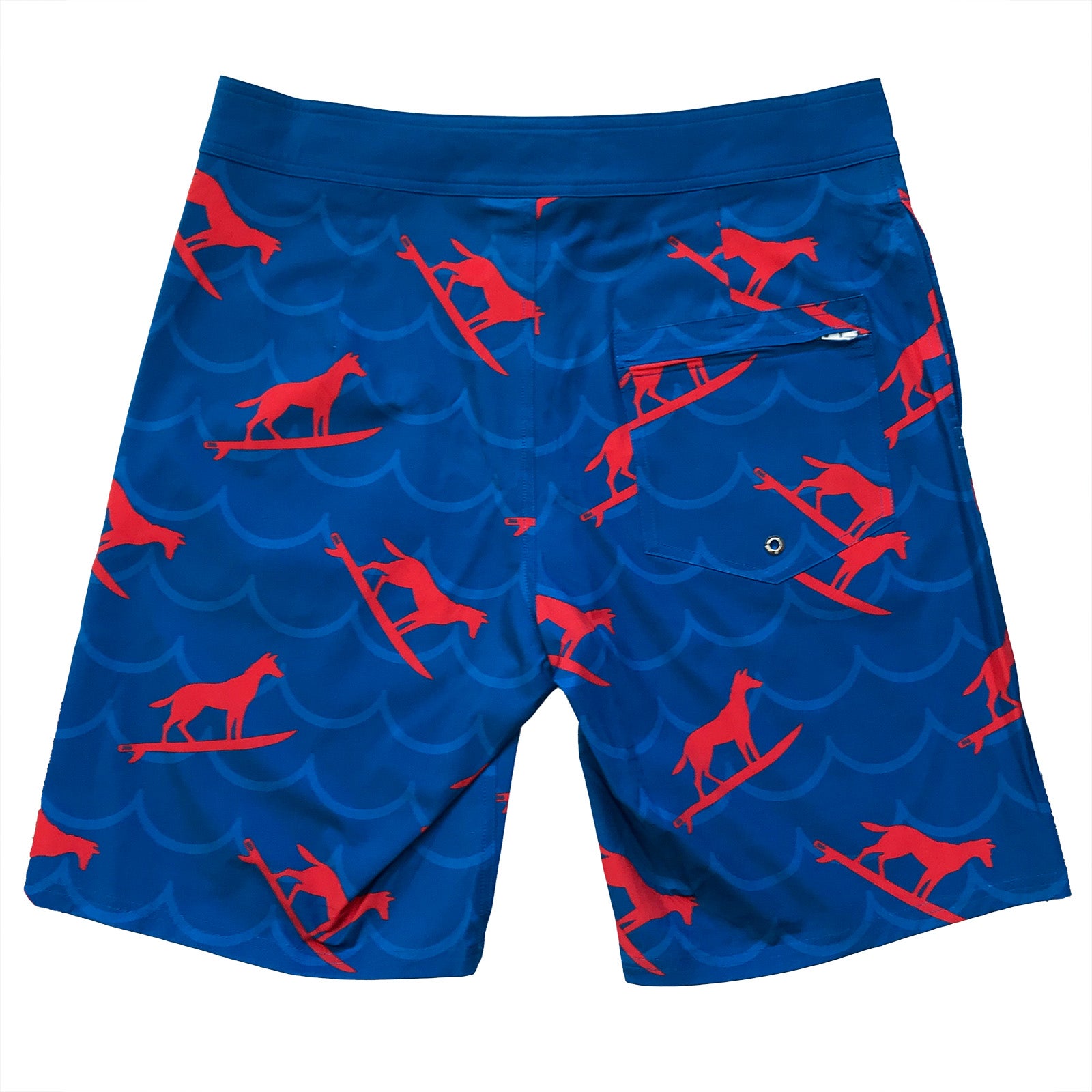 Mens Surfer Boardies Dingo Took My Boardies 3.0 Wavy, made from recycled plastic bottles by South Beach Boardies. back.jpg