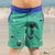 South Beach Boardies recycled plastic Unisex Kids Going Out Boardies in Shipping Lanes, front view