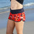 SBB Womens Cute Butt Boardies recycled Garden Party left side view