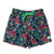 Kids Retro Trunks in Sweet Pineapples. Made from recycled plastic bottles, from South Beach Boardies. Front.
