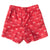 South Beach Boardies Kids Retro Trunks made from recycled plastic bottles, I Love Dragonflies, back