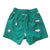 South Beach Boardies Kids Stretchy Trunks made from recycled plastic bottles, Bin Chickens Ibis print, back