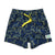 South Beach Boardies Kids Stretchy Trunks made from recycled plastic bottles, Emu print, FRONT