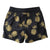 South Beach Boardies Kids Stretchy Trunks made from recycled plastic bottles, Gold Pineapples print, back