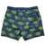 South Beach Boardies Men's Stretchy Trunks made from recycled plastic bottles, Leafy Seadragon 2.0 print, back