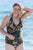 South Beach Boardies Women's Vintage one-piece swimsuit in Gold Coral recycled fabric.jpg