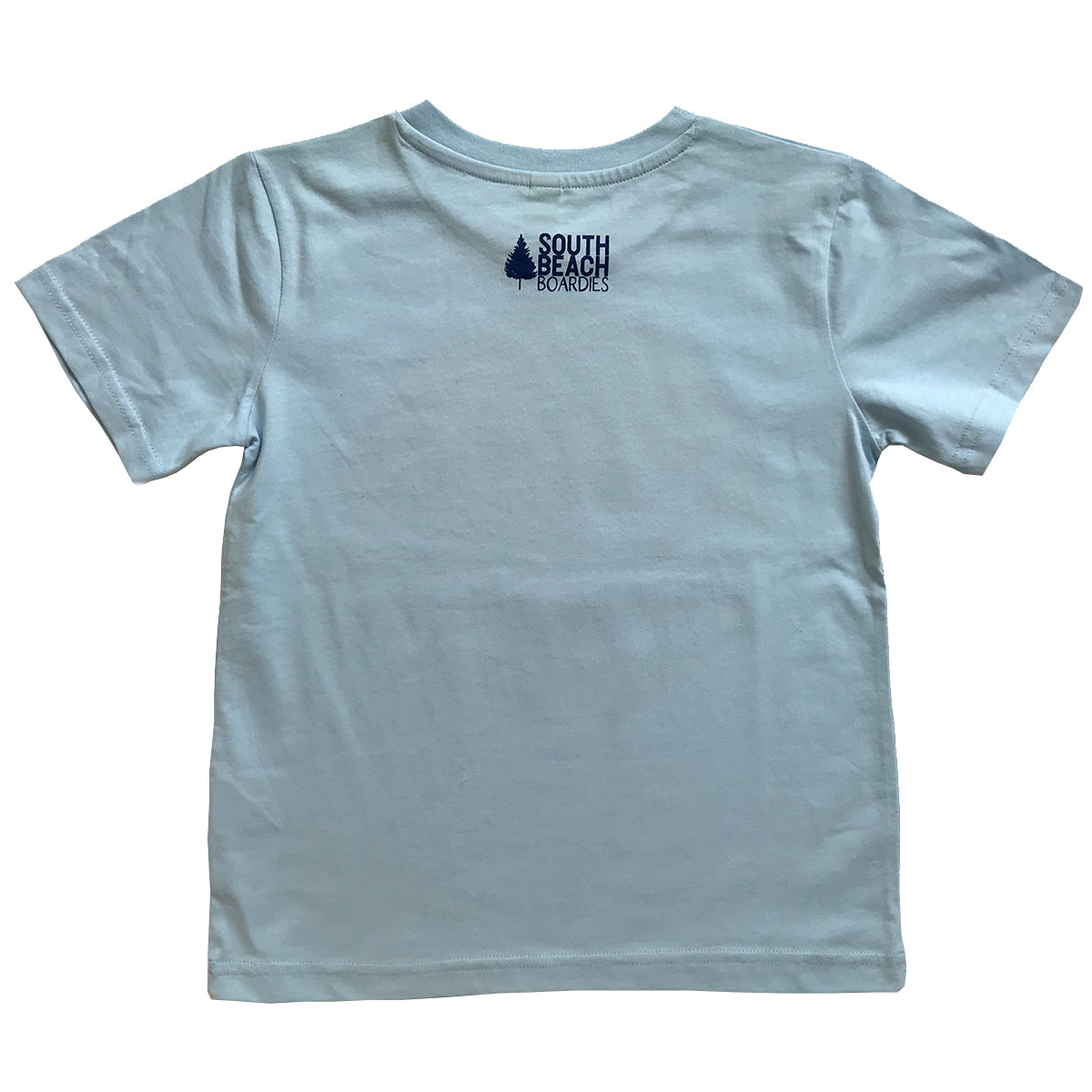 South Beach Boardies Clean Seas Please Dolphin Tail T-shirt, Back