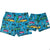 South Beach Boardies matching Mens & Kids Stretchy Trunks made from recycled plastic bottles, Kombi Nation print.