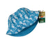 Reversible Recycled Bucket Hat: Seahorse