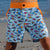 South Beach Boadies from recycled plastic. Kids Going Out Boardies in Hooray for Fish, stepping view