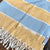 Amalfi Turkish Towel with Pockets, by Freostyle, folded