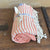 Clementine Turkish Towel with Pockets, by Freostyle, rolled