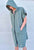 Freostyle Turkish Cotton Surf Poncho, Green Colour, worn by tall teen male