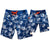 Mens Surfer Boardies from Recycled Plastic Bottles, Baller football print front.psd