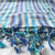 Oasis Turkish Towel has beautiful multicoloured tassels and a handy discreet pocket