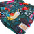 South Beach Boardies Kids Stretchy Trunks made from recycled plastic bottles, Aussie Birds print, side leg view