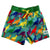 South Beach Boardies Kids Stretchy Trunks made from recycled plastic bottles, Aussie Pride Kangaroos print, front view