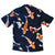 South Beach Boardies Men's Cubano Shirt made from Eucalyptus Tencel in Feeling Koi print, back view