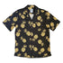 Men's Cubano Shirt: Gold Pineapples
