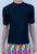 South Beach Boardies Men's Recycled Rashie UPF50+ Black front, modelled by tall male with coloured Toucan Men;s Stretchy Trunks