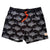 South Beach Boardies Men's Stretchy Trunks made from recycled plastic bottles, Anglerfish print, front view.