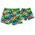 South Beach Boardies Men's Stretchy Trunks made from recycled plastic bottles, Aussie Pride Kangaroo print, matching Dads and kids copy