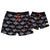 South Beach Boardies Men's and Kids matching Stretchy Trunks made from recycled plastic bottles, Anglerfish print