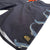 South Beach Boardies Mens Performance boardies made from recycled plastic bottles, Hammerhead print, side close up