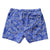 South Beach Boardies Mens Stretchy Trunks made from recycled plastic bottles, Palmageddon v2 print, back copy