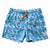 South Beach Boardies Mens Stretchy Trunks made from recycled plastic bottles, Pelican Briefs v2 print, front