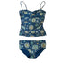 Women's Vintage Hipster Boy Leg Bikini Bottoms: In Bloom