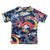 South Beach Boardies Kids Rashie made from recycled plastic bottles, year of the dragon print, back view