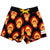 South Beach Boardies Kids Stretchy Trunks made from recycled plastic bottles, Orangutan print front