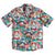 South Beach Boardies Men's Eucalyptus Tencel Cubano shirt in Beach Reads, Maneki Neko.
