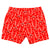 South Beach Boardies Men's Stretchy Trunks made from recycled plastic bottles, Big Red Lobster back view