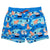 South Beach Boardies Men's Stretchy Trunks made from recycled plastic bottles, Capybara and crew front view