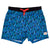 South Beach Boardies Men's Stretchy Trunks made from recycled plastic bottles, Leaves front view