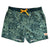South Beach Boardies Men's Stretchy Trunks made from recycled plastic bottles, Tropics front copy