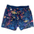 South Beach Boardies Men's Stretchy Trunks made from recycled plastic bottles, Underwater print, back view