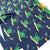 South Beach Boardies Men's Stretchy Trunks made from recycled plastic bottles, Froggy Skates print front view.