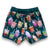 South Beach Boardies KIDS Stretchy Trunks made from recycled plastic bottles, BOBA PRINT BACK VIEW